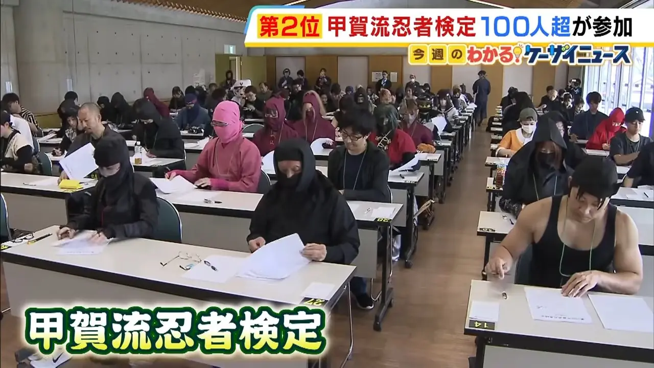 不仅要懂历史还得会扔镖！日本“忍者资格考试”开考