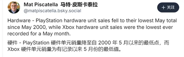 美主机市场5月销量暴跌：PS5/Xbox大幅涨价致疲软，Switch 2逆势领跑