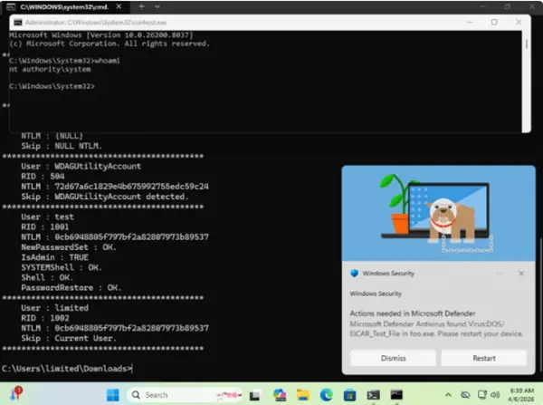 美发布紧急通告：BlueHammer高危漏洞正被利用，Windows用户需立即更新