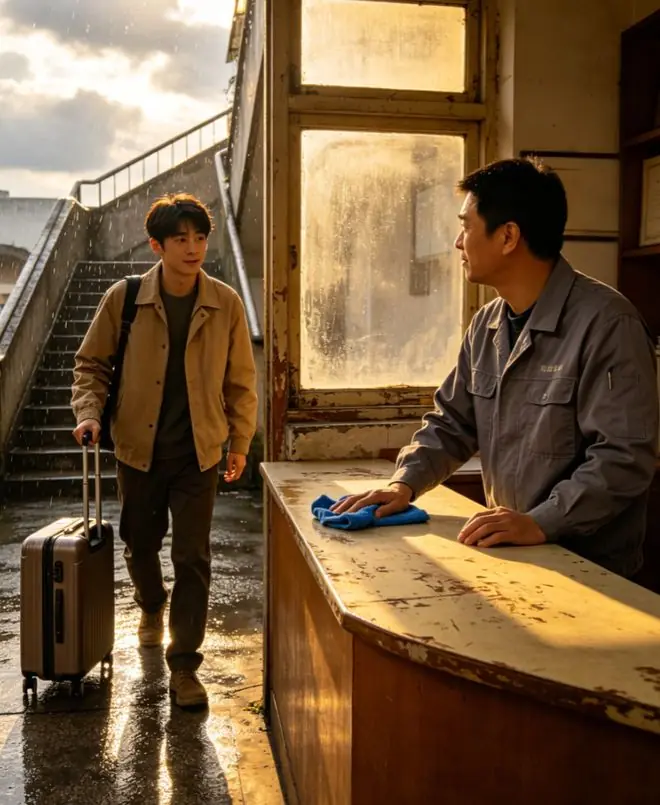 出差住进一家老旅馆，服务员偷偷塞给我一张纸条：今晚千万别开门