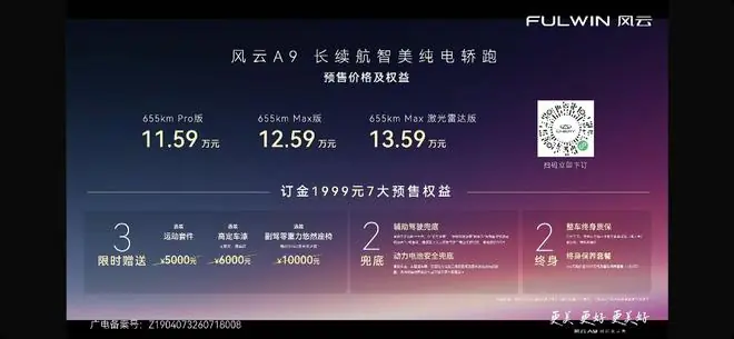 11.59万起预售，全系655km续航无差别，家用纯电新选择来了？