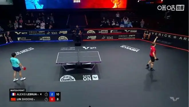 WTT美国大满贯：林诗栋0-3完败大勒布伦，国乒男单全部出局