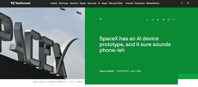 SpaceX 亮出超薄 AI 手机原型，比 iPhone 更轻薄