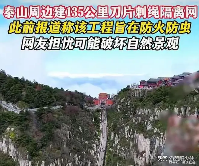 耗资2519万的隔离网被拆，建设目的曝光，官方道歉，网友不买账！
