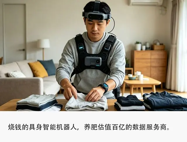 我给机器人当“燃料”：叠衣服时薪30元，卖数据估值150亿