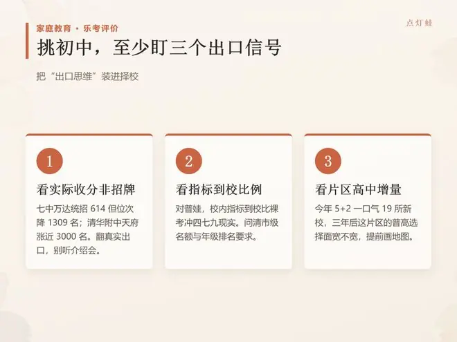 中考位次大洗牌，给小升初家长提了个醒：挑初中别光看名气