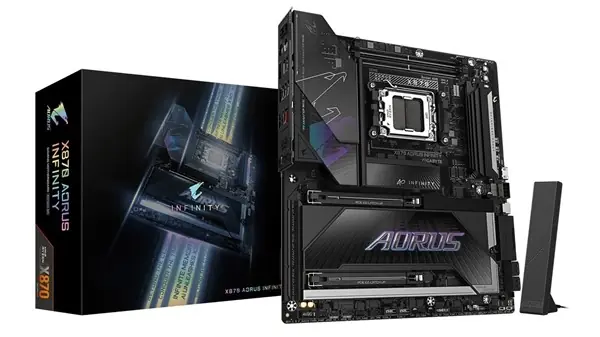 技嘉X870 AORUS INFINITY主板发布：为锐龙9000超频优化的40周年旗舰